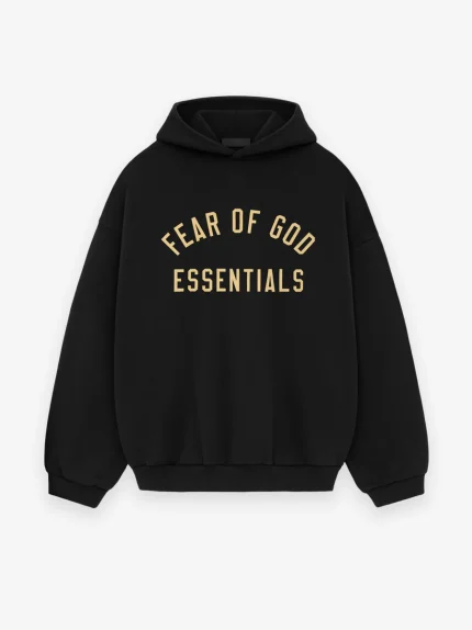 Fear Of God Essentials Fleece Hoodie Black