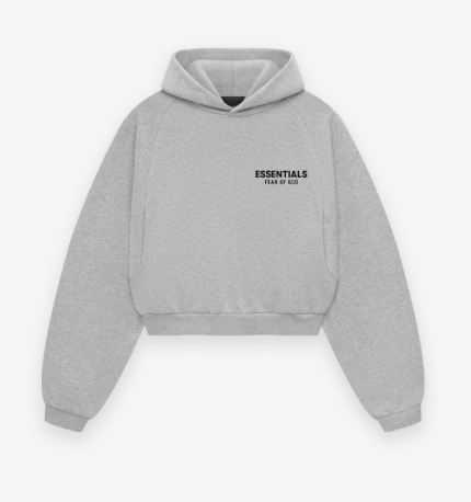 Fear of God Essentials Women’s Fleece Cropped Hoodie