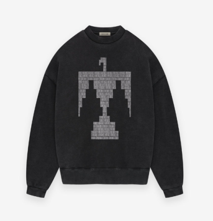 Essentials Thunderbird Crewneck Sweatshirt Black